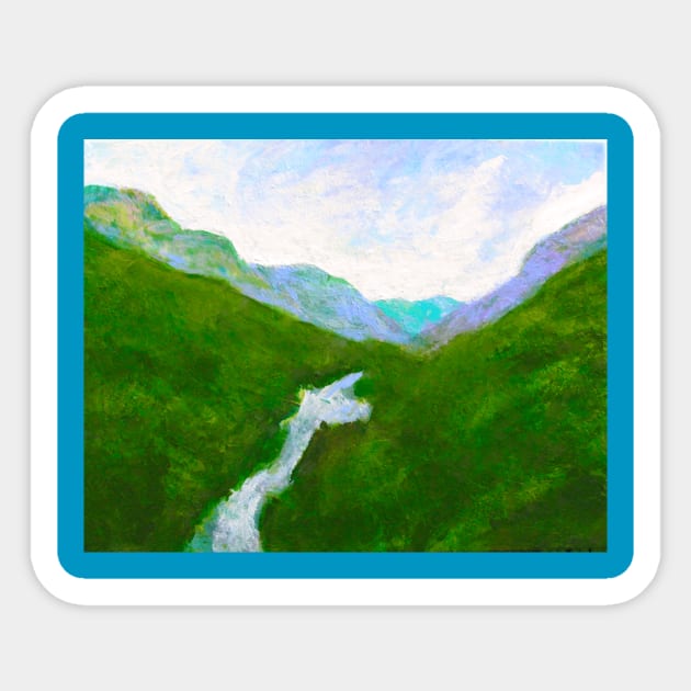 Chimney Rock Sticker by DonWillisJrArt